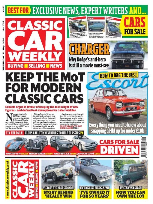 Détails du titre pour Classic Car Weekly par H BAUER PUBLISHING LIMITED - Disponible